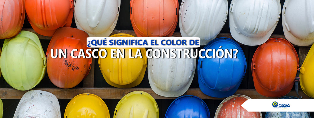 ¿Qué significa el color de un casco en la construcción?